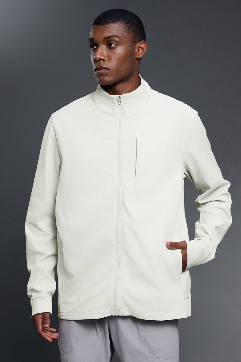 Men Stylish Stand Collar Windproof Loose Casual Jacket