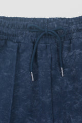 Women Retro Print Sport Set: Stand Collar Zip Jacket + High-Waist Drawstring Pants