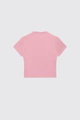 Women's 260g Mock Neck Soft Stretch Multicolor Slim Tee