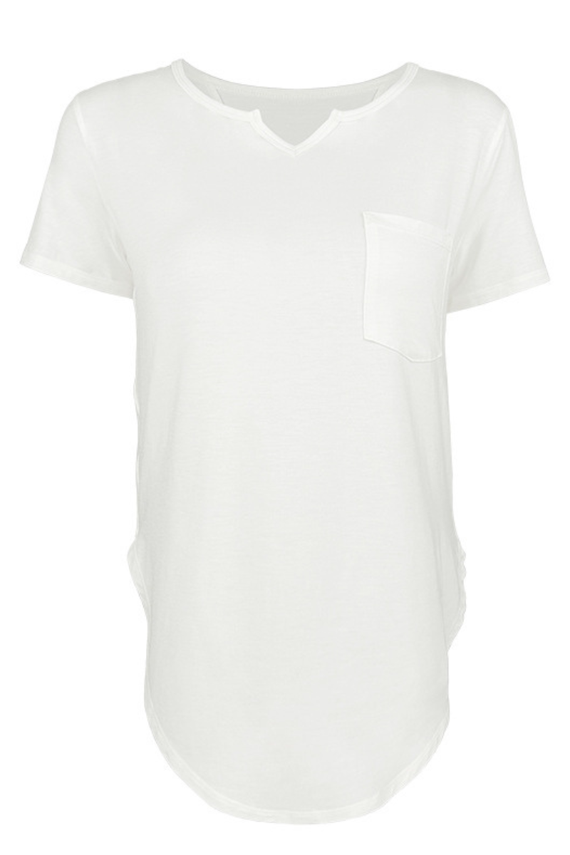 Mulberry silk short-sleeved T-shirt