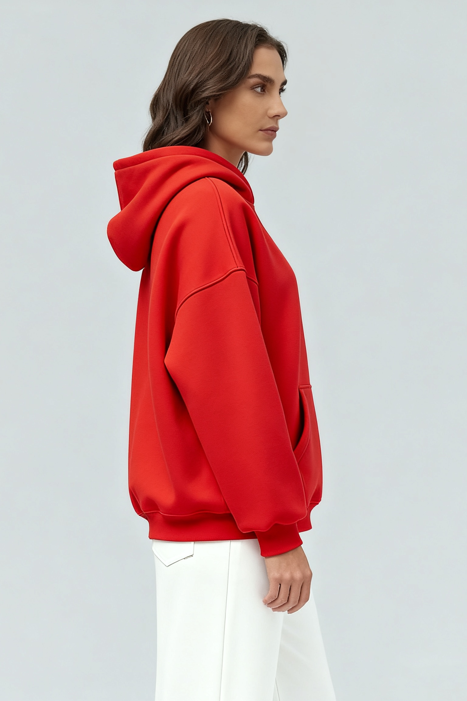 Unisex Oversize Heavyweight Fleece Retro Hoodie