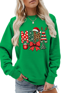 Women's Winter/Fall Christmas Santa Multi-color Pullover