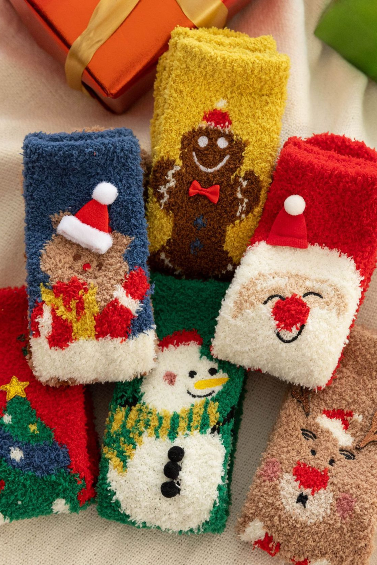 Women's Fall/Winter Christmas Gift Coral Fleece Cozy Socks