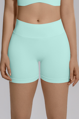 Women's Seamless V Back Lifting Hip No Front Seam Yoga Short