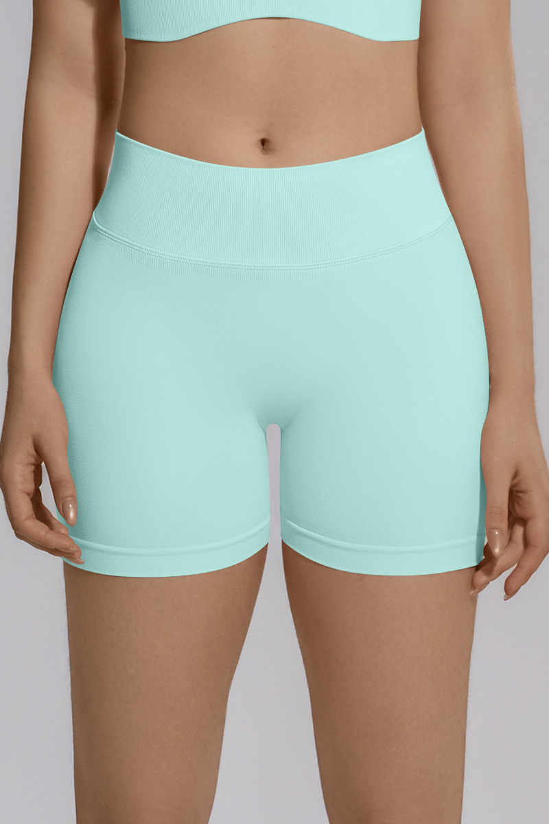 Women's Seamless V Back Lifting Hip No Front Seam Yoga Short