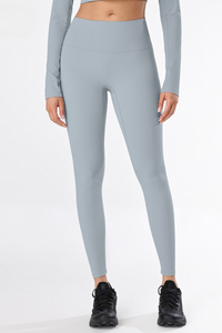 Women's Athletic Hip-lifting Solid Yoga Leggings