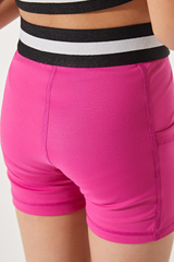 Kids high elasticity sport shorts.
