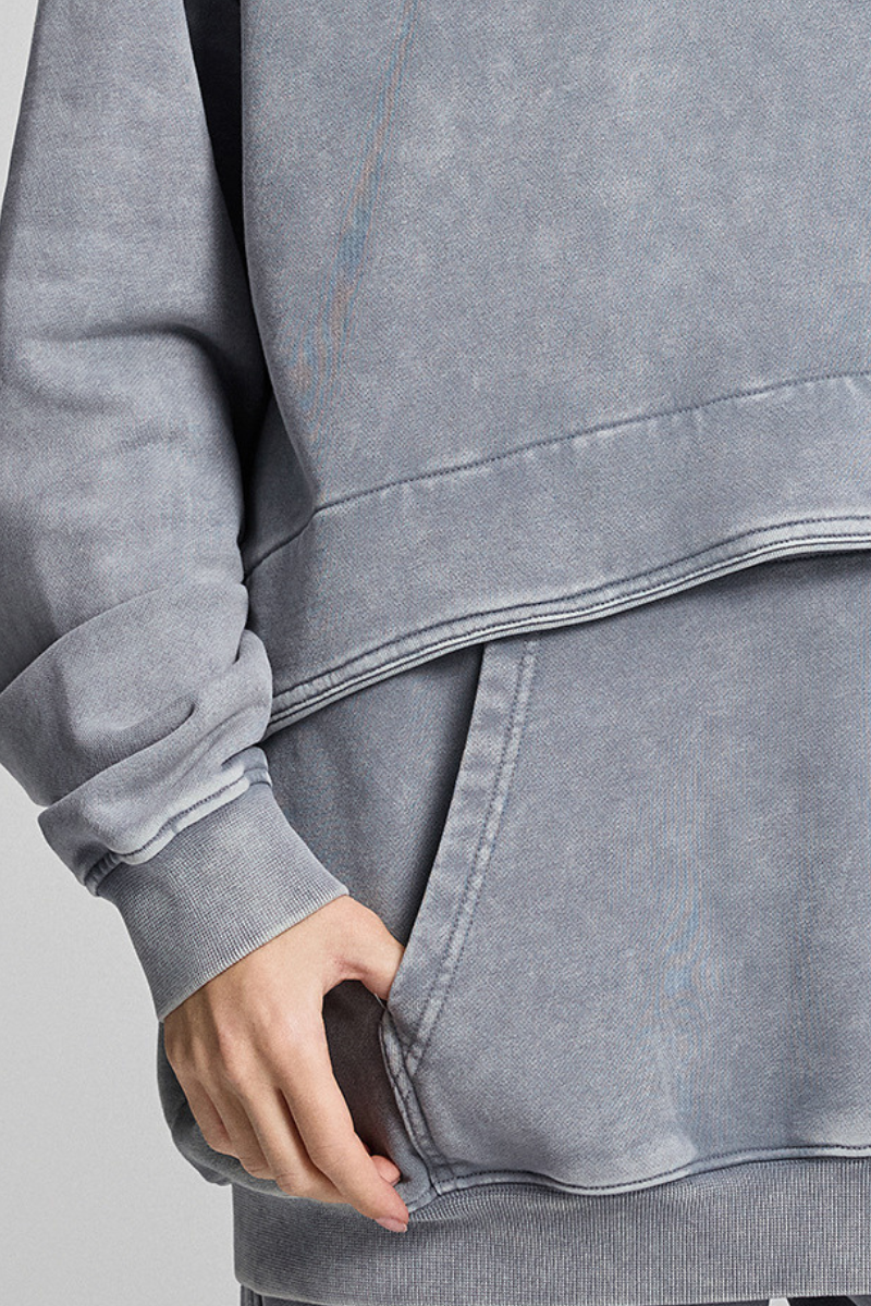 Stir-fried Snowflake Hooded Sweatshirt