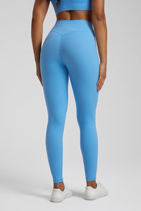 Solid High-Waisted Sports Leggings