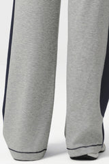 Women High-Waist Color-Block Wide-Leg Yoga Lounge Pants