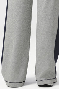 Women High-Waist Color-Block Wide-Leg Yoga Lounge Pants