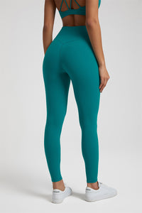 Solid High-Waisted Sports Leggings