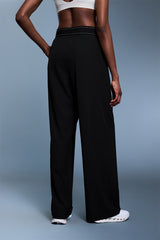 Women High Waist Wide Leg Four Way Stretch Workout Pants