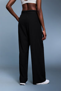 Women High Waist Wide Leg Four Way Stretch Workout Pants
