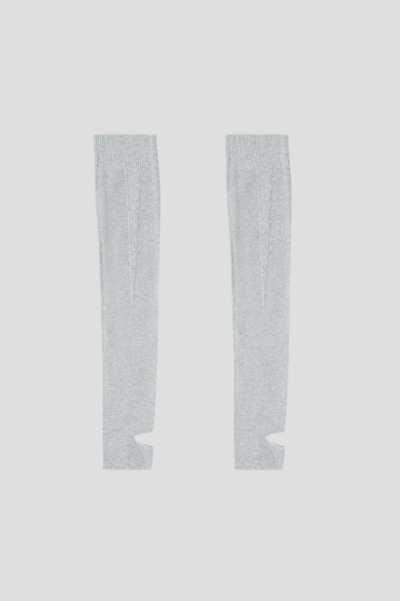 Women's Stirrup Slouch Leg Warmers Ribbed Knit Balletcore Yoga Socks