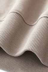 Unisex Heavyweight Brushed Crew Neck Casual Hoodie