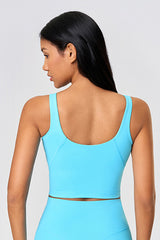 Women Crisscross Back High-Support Removable-Padded Yoga Sports Bra