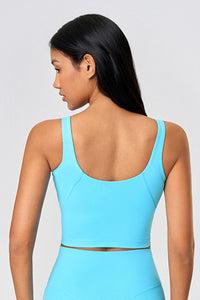 Women Crisscross Back High-Support Removable-Padded Yoga Sports Bra