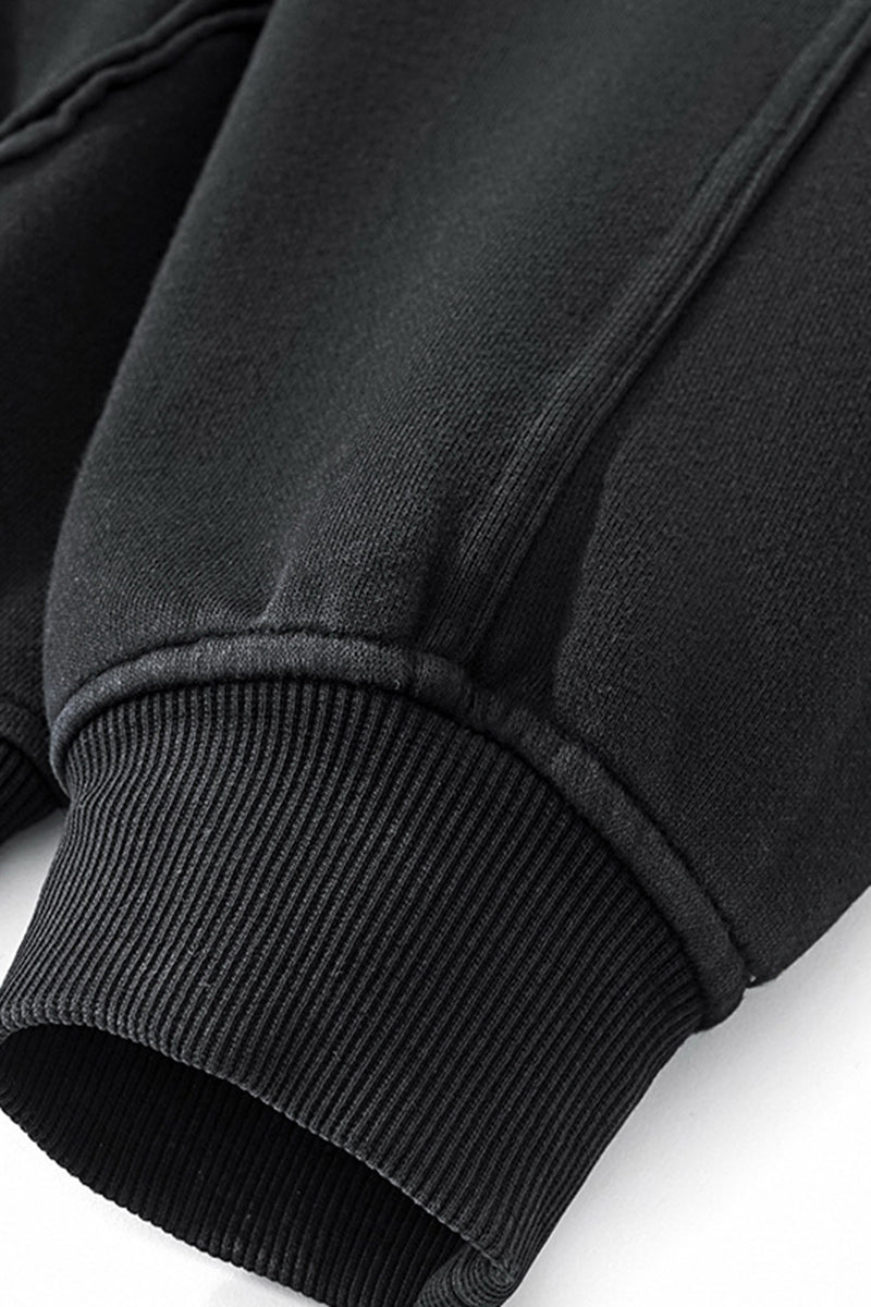 Unisex Vintage Washed Heavyweight Cotton Hoodie