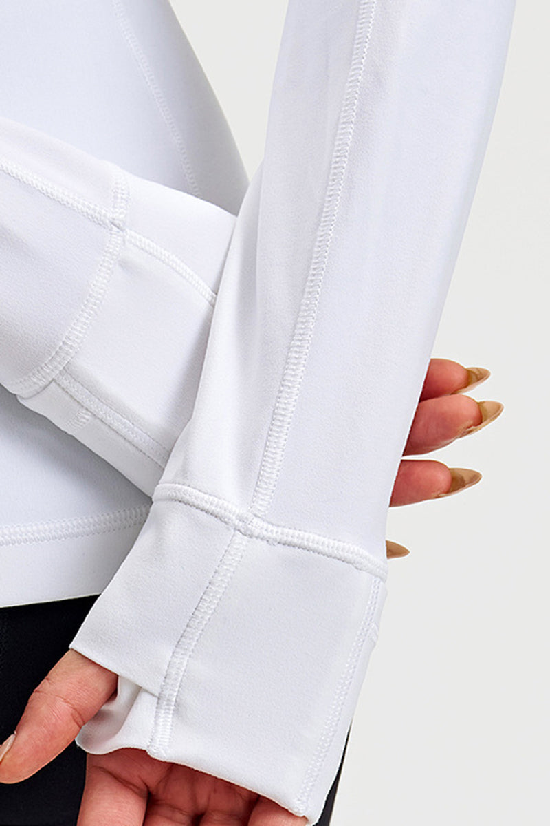 Women Slim-Fit Quick-Dry Hooded Yoga Jacket