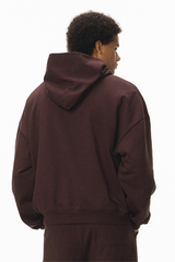 Men's  Fall 380G Heavyweight Cropped Drop Shoulder Hoodie