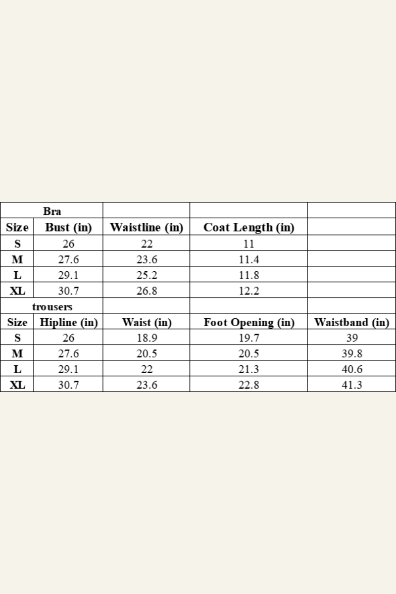 Women's Two-Piece Set:U-Neck Bra And Flare Pants