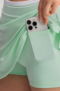 Women's Color Block Two-Piece Sets:Bra And Skirt