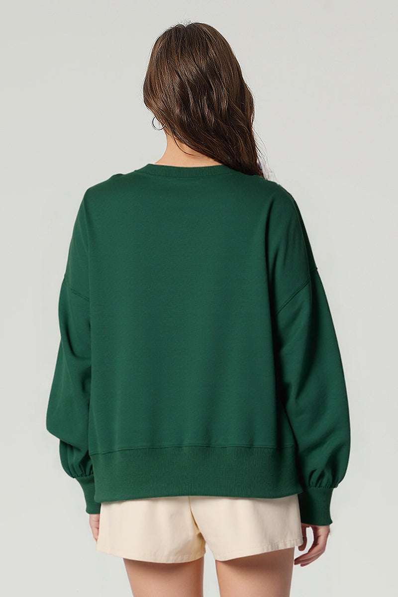 Women's Christmas Bow Decorated Pullover Sweatshirt