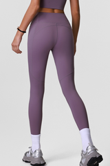 Women's Athletic Side-Pocket High Waist No T-Line Leggings