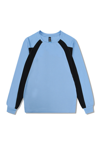 Men's Fall Color Block Raglan Long Sleeve Sports Jersey