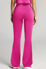 Women's High-Waist Butt-Lifting Flared Yoga Pants
