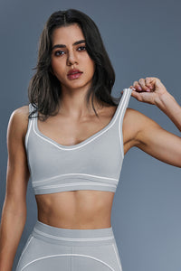 Women High-Impact U-Back Naked-Feel Anti-Shock Sports Bra
