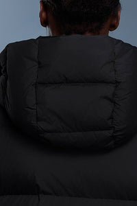 Women Short Down Vest Hooded Windproof Winter Outerwear