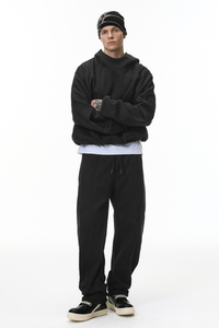 Men's Fall Set:Relaxed Fleece Hoodie And Sweatpants