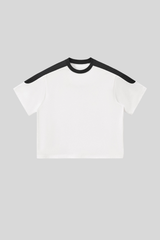 Unisex 240G cool-sensing color-blocked quick-dry T-shirt