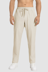 Men's Athletic Drawstring Side Pocket Breathable Pants