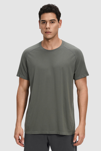 Men's Summer Seamless Mesh Quick-Dry Breathable Tee