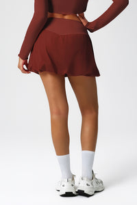 Women Quick-Dry Anti-Slip Bubble Tennis Yoga Skirt