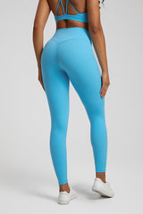Solid High-Waisted Sports Leggings