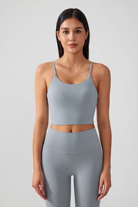 Women Gathering Anti-Shock One Cup Back Fitness Yoga Exercise Camisole Top