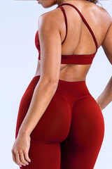 Women's Athletic One Shoulder  Asymmetric Bra