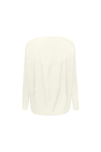 Modal turtle-back long-sleeved top