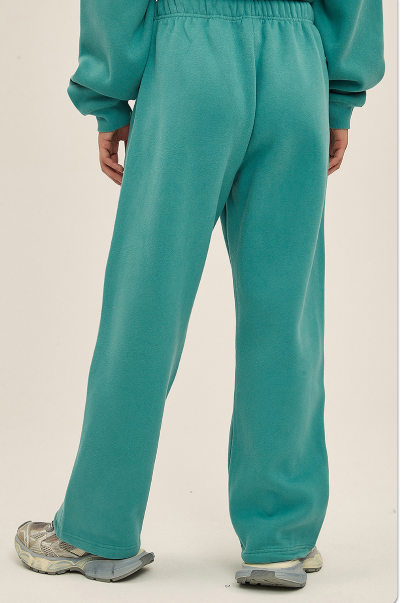 Straight-cut casual pants