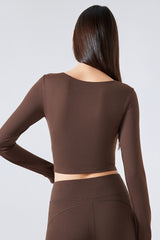 Women'S Yoga Slim Fit Long Sleeved Thumbhole