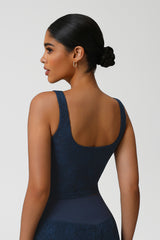 Women Lace Sleeveless Dance Fitness Vest
