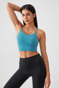Women Gathering Anti-Shock One Cup Back Fitness Yoga Exercise Camisole Top