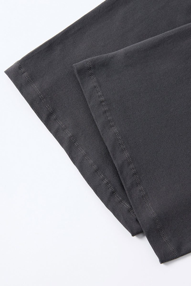 Men's Streetwear High-Stretch Straight-Leg Pants