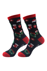 Unisex Christmas Fun Jacquard Crew Socks