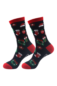 Unisex Christmas Fun Jacquard Crew Socks