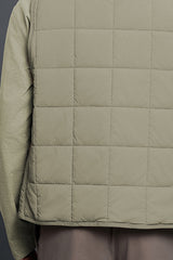 Men Lightweight Windproof Quilted Stand Collar Vest Jacket
